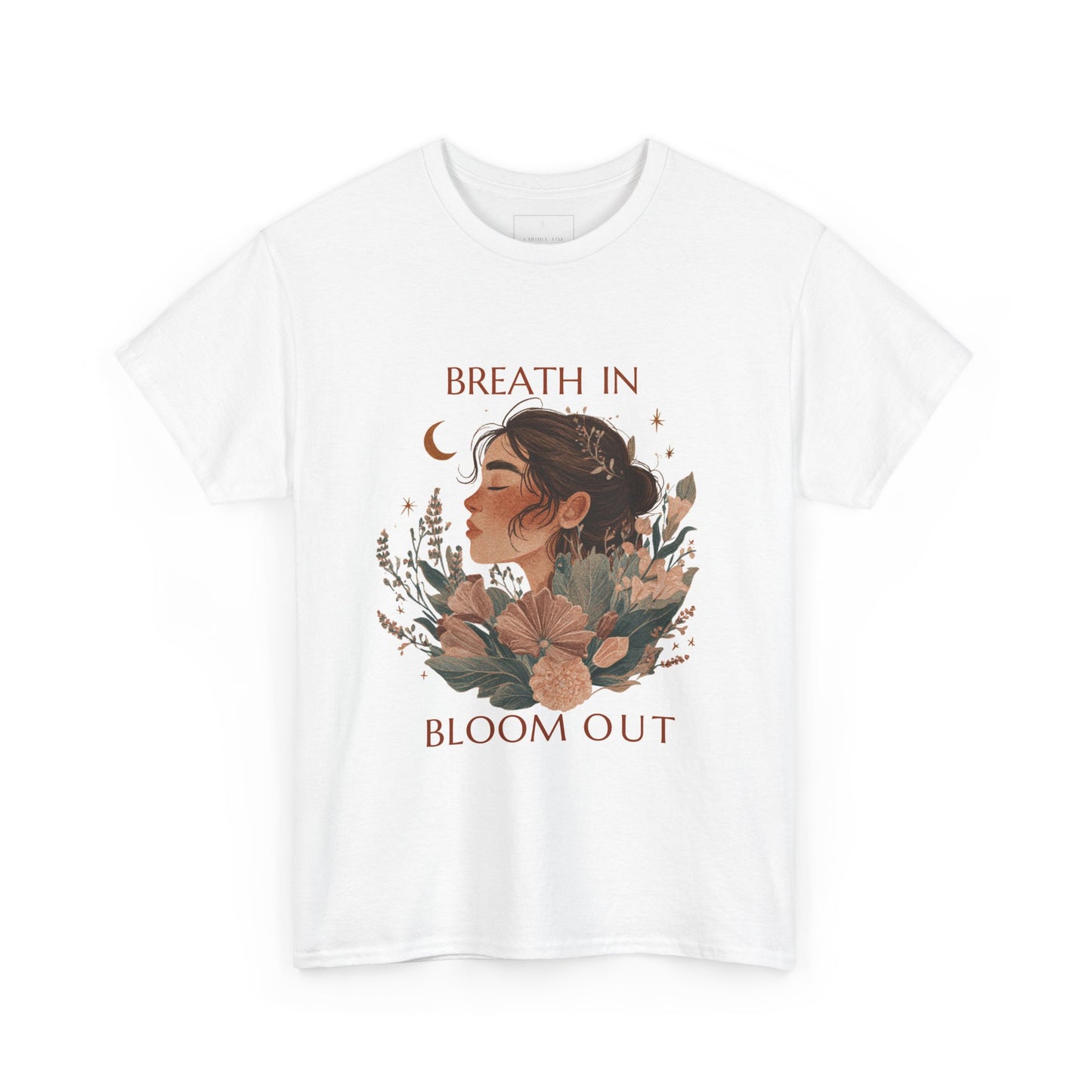 Breathe In Bloom Out - Cotton Tee