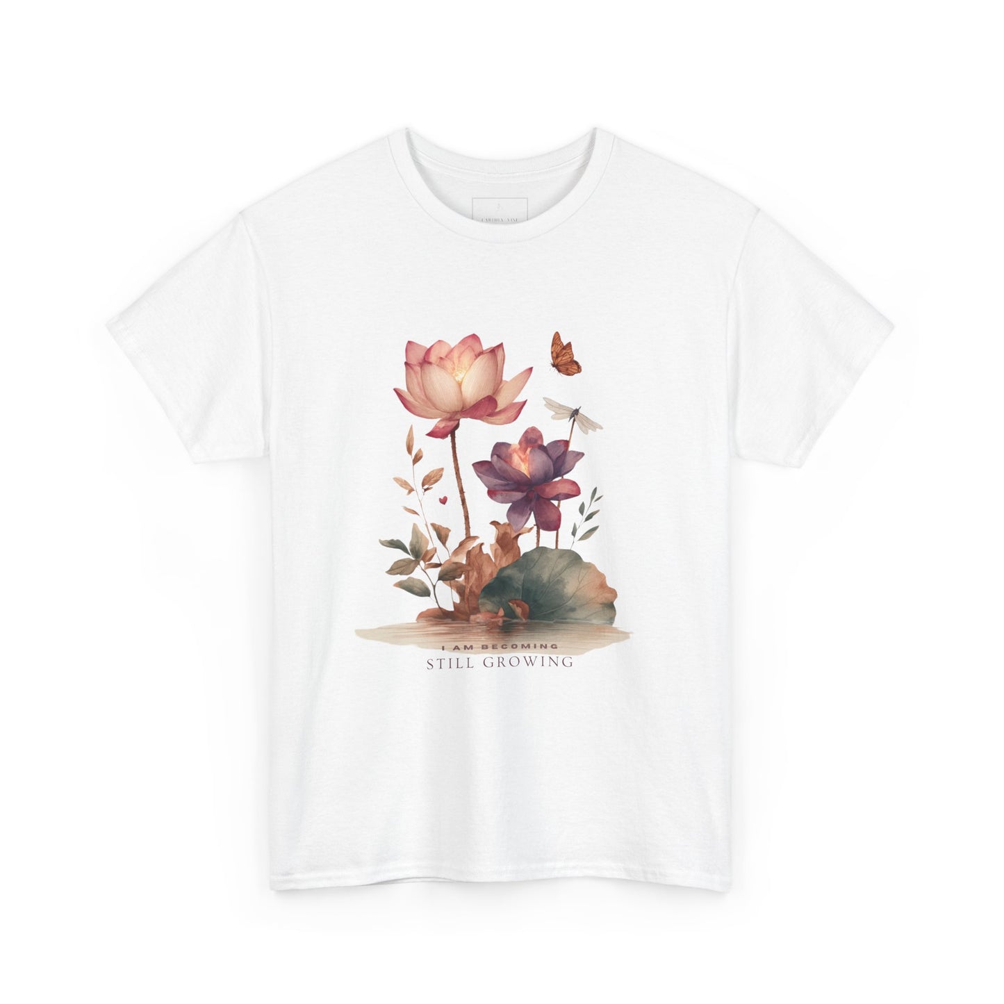 I Am Becoming, Still Growing - Cotten Tee