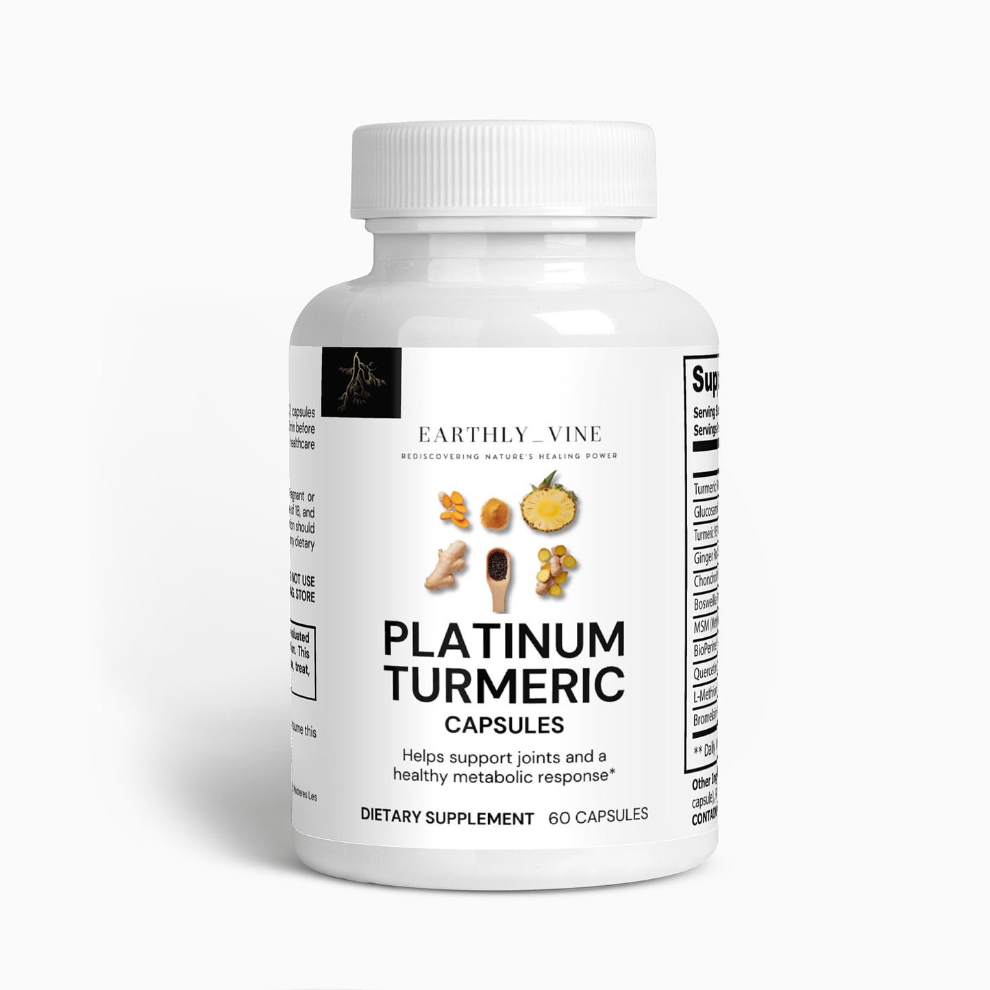 Platinum Turmeric - Joint Support, Anti-Inflammatory & Metabolic Health Capsules