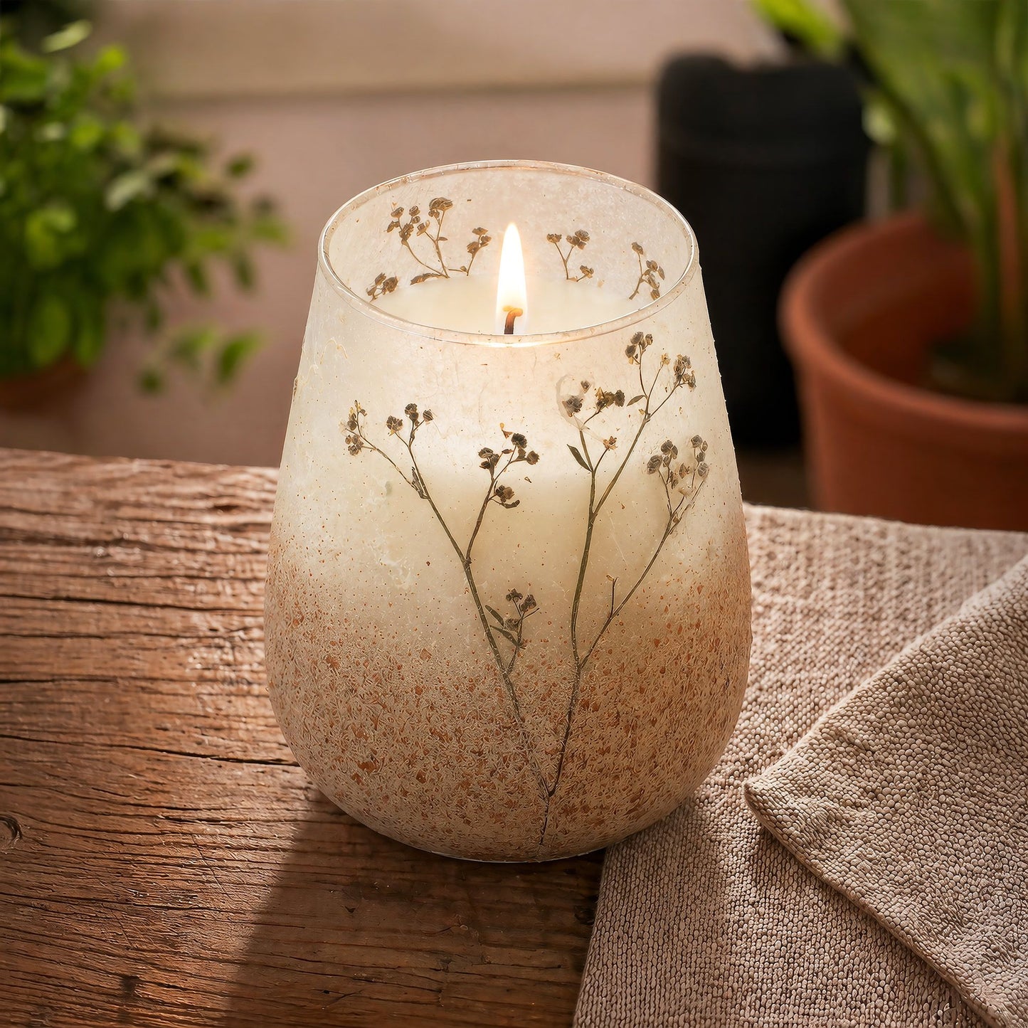 Tall Glass Jar Candles - Wildlight Woods