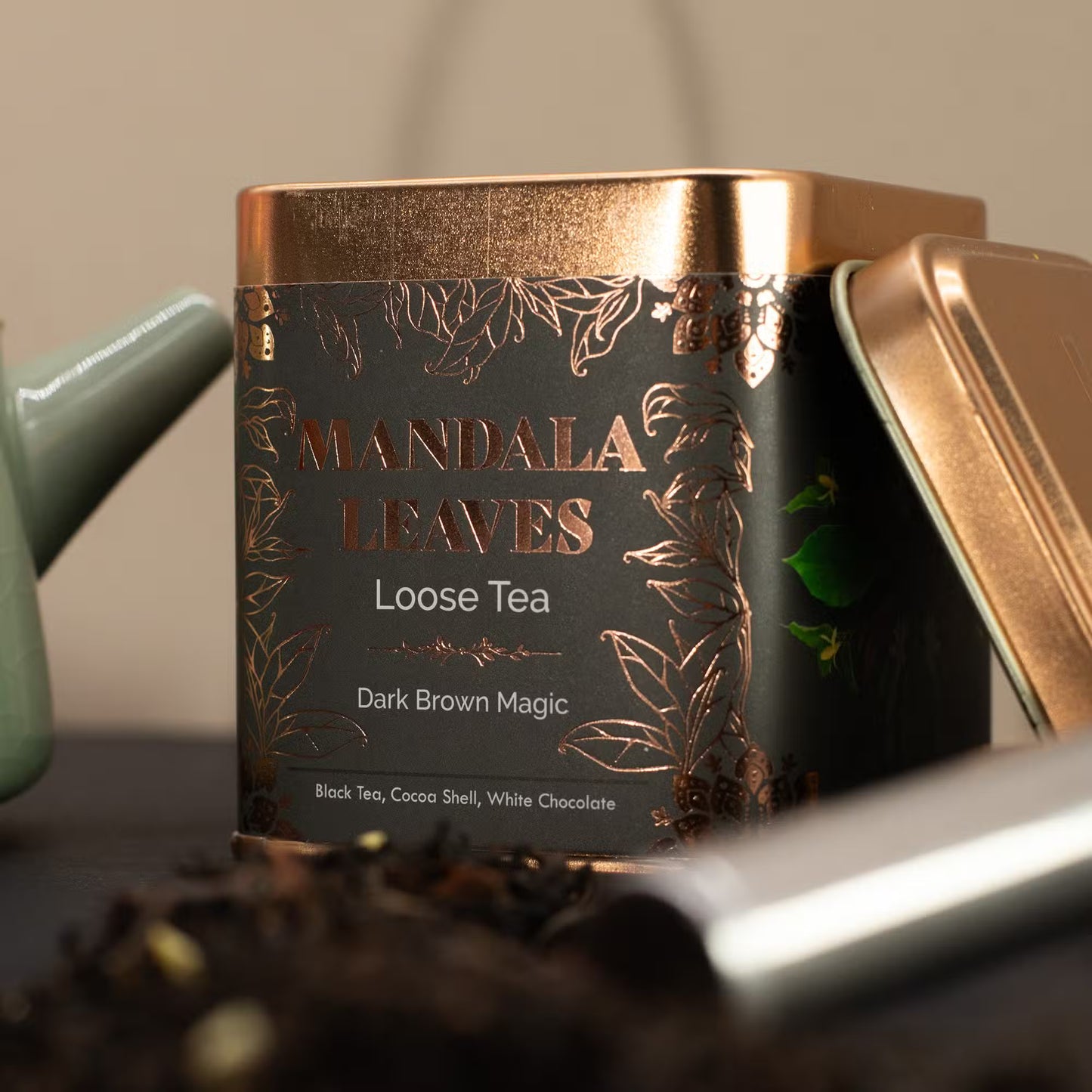 Dark Brown Magic 2-Tin Set - Black Tea Brownie Blend (100g)