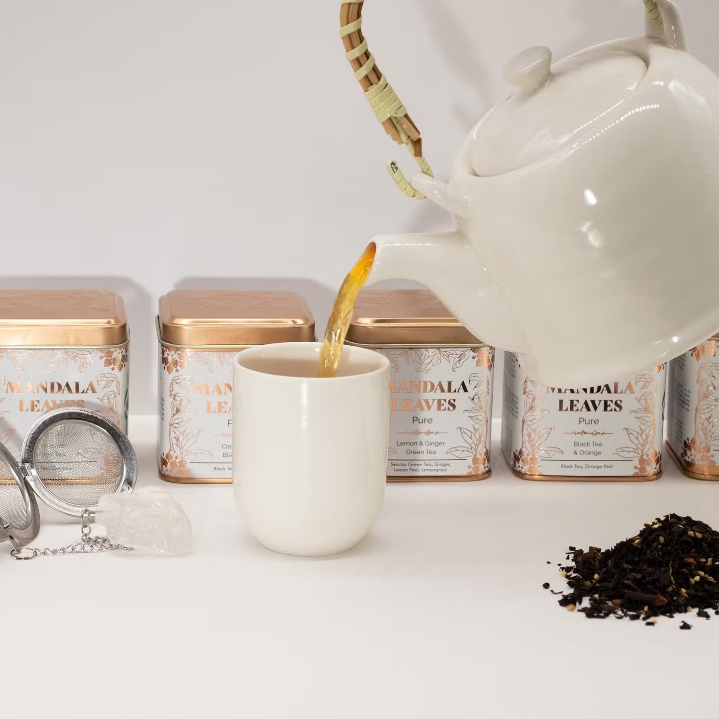 Organic Cinnamon Black Tea 2-Tin Set - Spiced Black Tea (100g)
