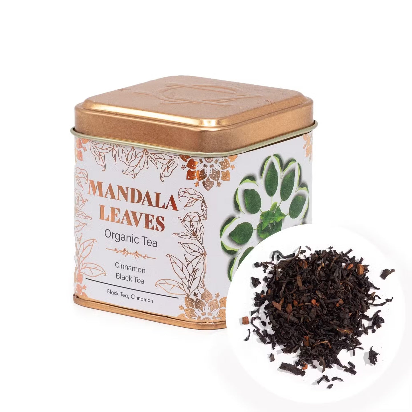 Organic Cinnamon Black Tea 2-Tin Set - Spiced Black Tea (100g)