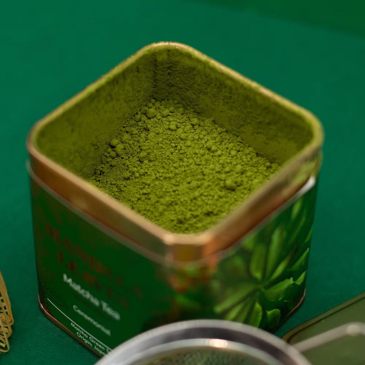 Organic Ceremonial Matcha Tea 2-Tin Set - Premium Green Tea Powder (100g)
