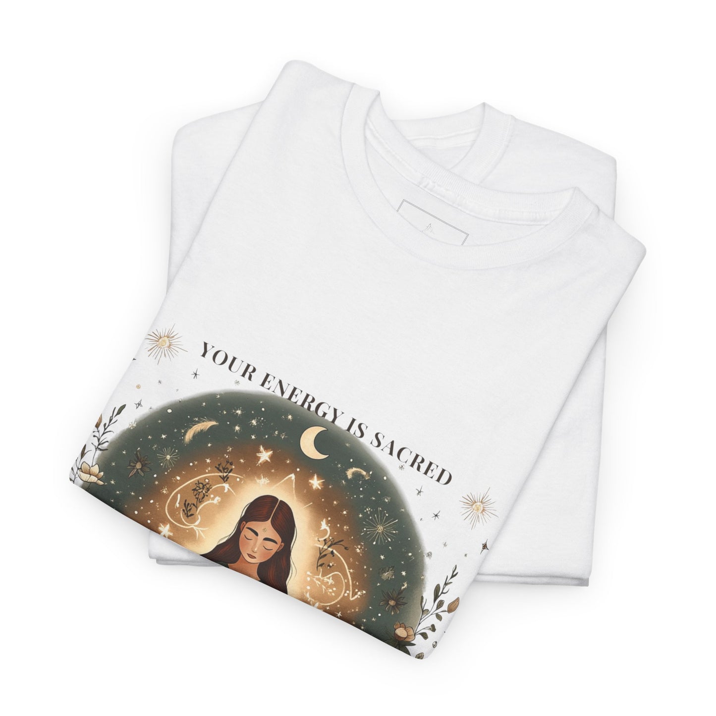 Your Energy Is Sacred - Cotten Tee