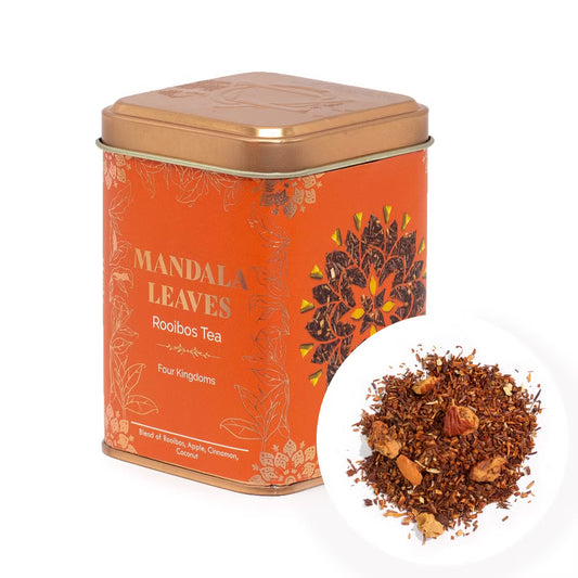 Four Kingdoms 2-Tin Set - Rooibos Apple Cinnamon Herbal Tea (100g)
