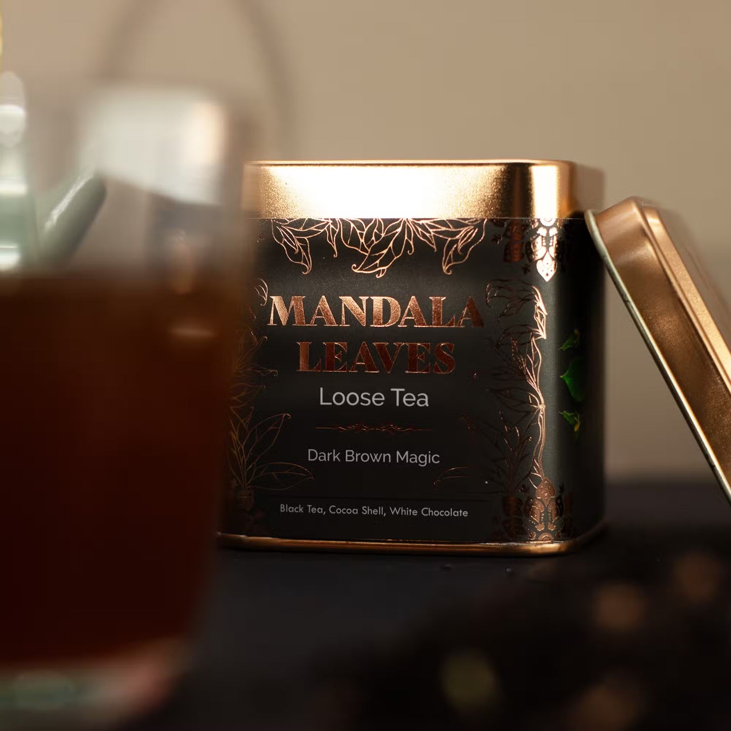 Dark Brown Magic 2-Tin Set - Black Tea Brownie Blend (100g)