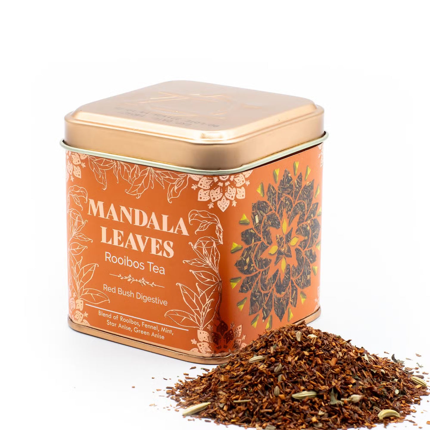 Red Bush Digestive 2-Tin Set - Rooibos Digestive Herbal Tea (100g)