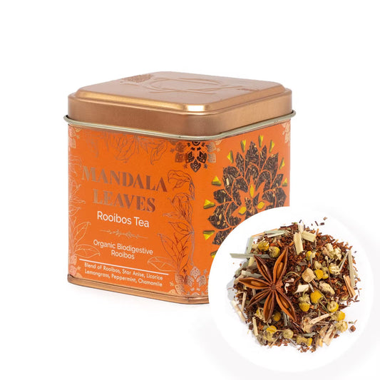 Organic Biodigest Rooibos 2-Tin Set - Digestive Wellness Herbal Tea (100g)
