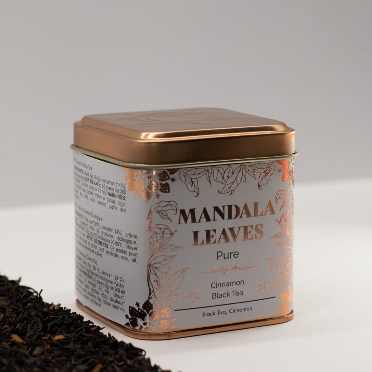 Organic Cinnamon Black Tea 2-Tin Set - Spiced Black Tea (100g)