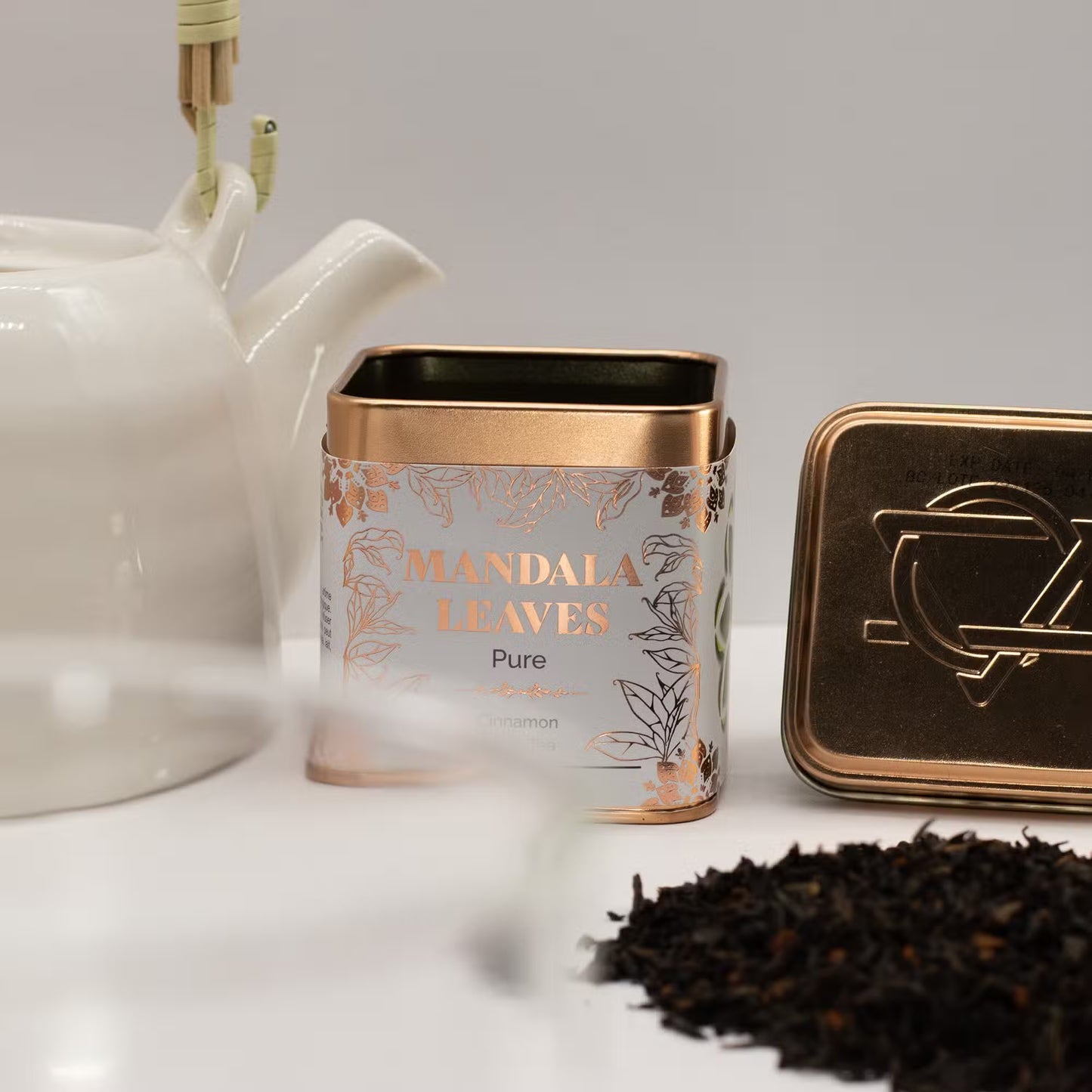 Organic Cinnamon Black Tea 2-Tin Set - Spiced Black Tea (100g)