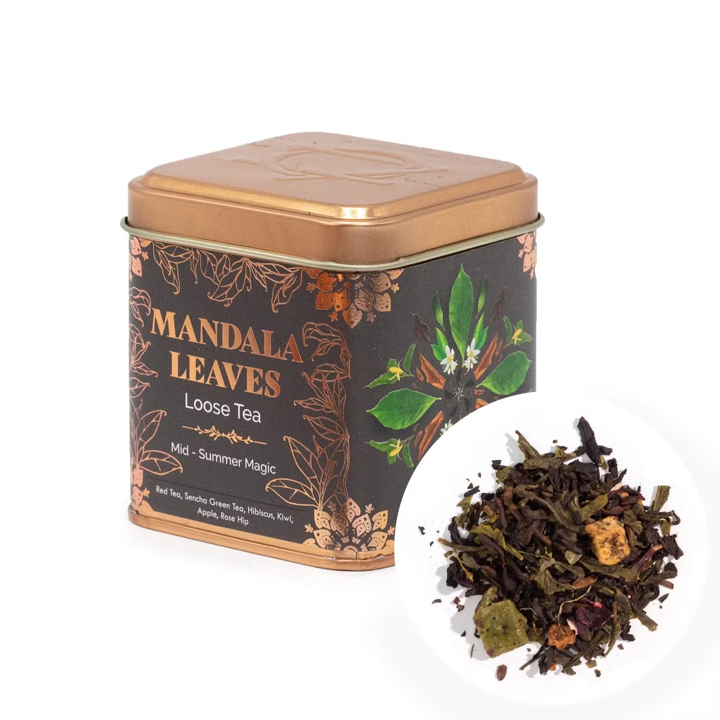 Mid-summer Magic 2-Tin Set - Red & Green Tea Detox Blend (100g)