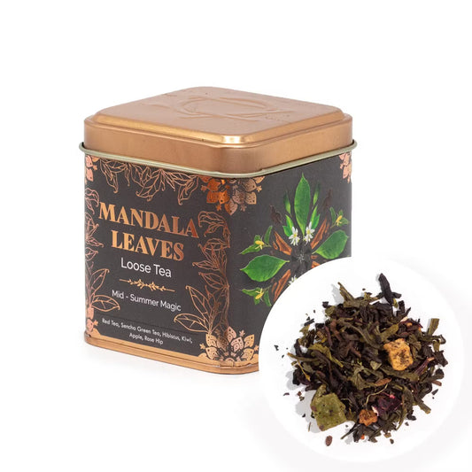 Mid-summer Magic 2-Tin Set - Red & Green Tea Detox Blend (100g)