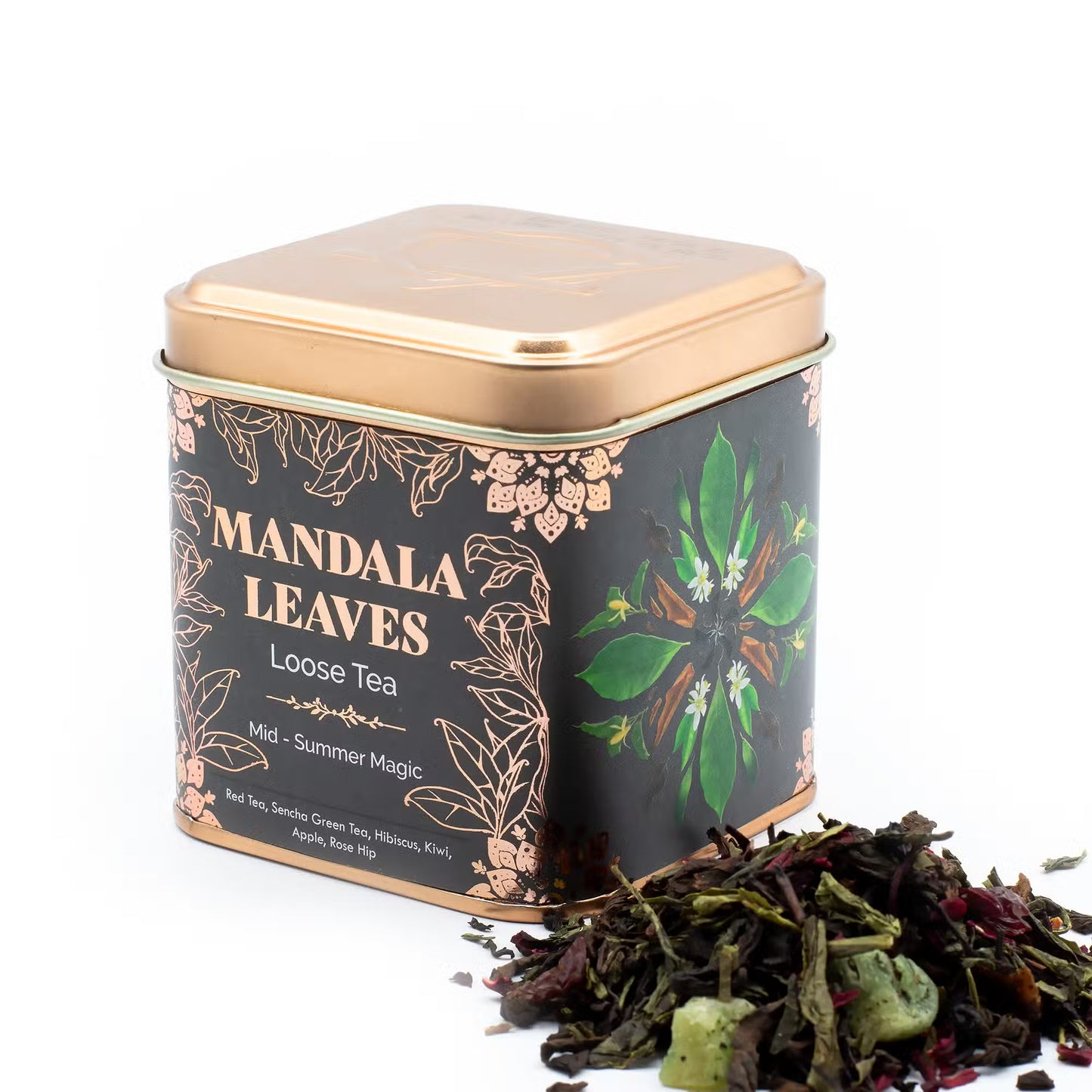 Mid-summer Magic 2-Tin Set - Red & Green Tea Detox Blend (100g)
