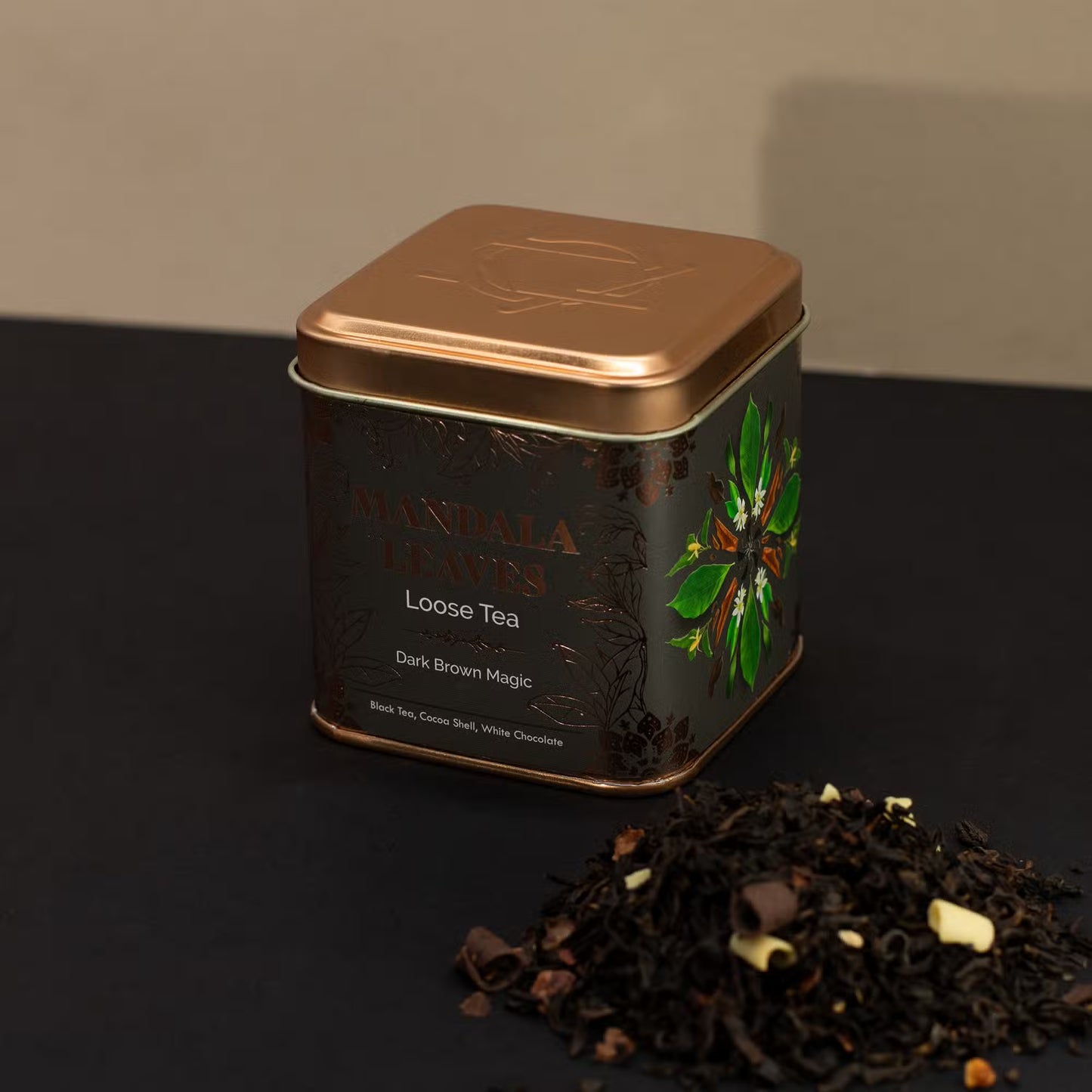 Dark Brown Magic 2-Tin Set - Black Tea Brownie Blend (100g)
