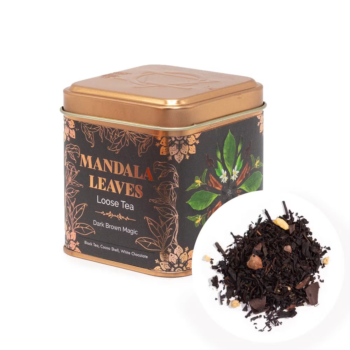 Dark Brown Magic 2-Tin Set - Black Tea Brownie Blend (100g)