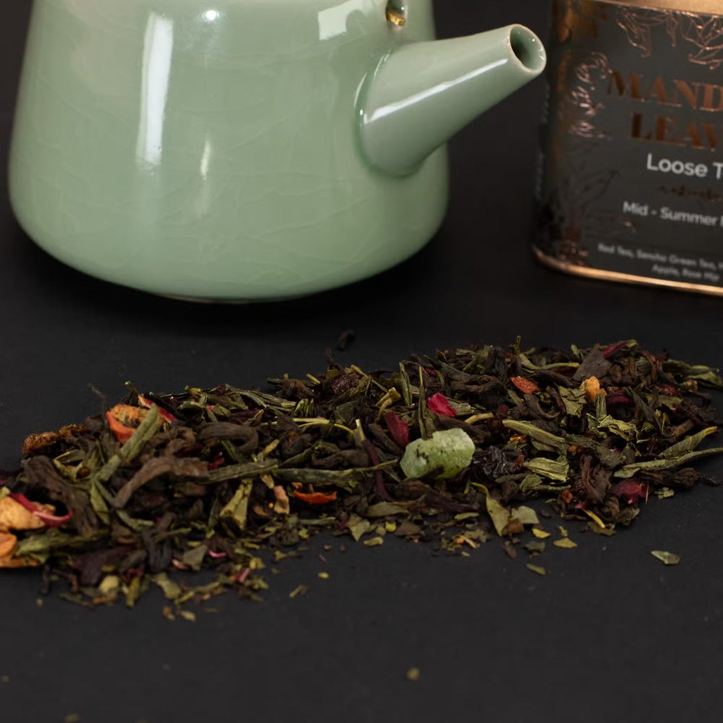 Mid-summer Magic 2-Tin Set - Red & Green Tea Detox Blend (100g)