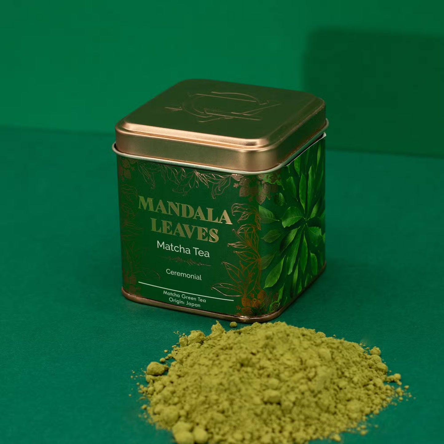 Organic Ceremonial Matcha Tea 2-Tin Set - Premium Green Tea Powder (100g)