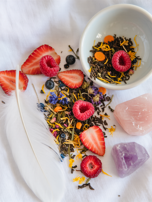 On Angels Wings – Artisan Herbal Tea Blend with Pu Erh & Superfruits 50g