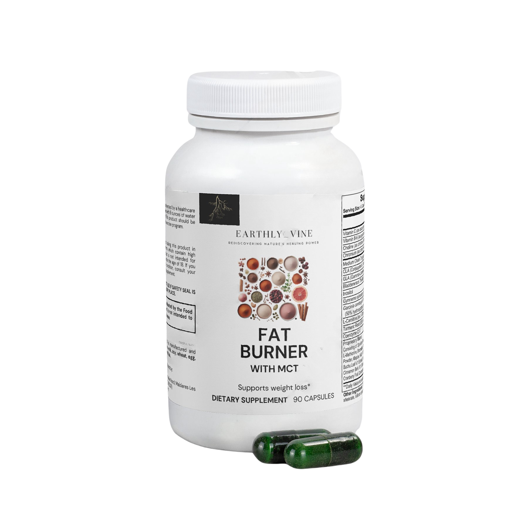 Fat Burner Supplements and bottle