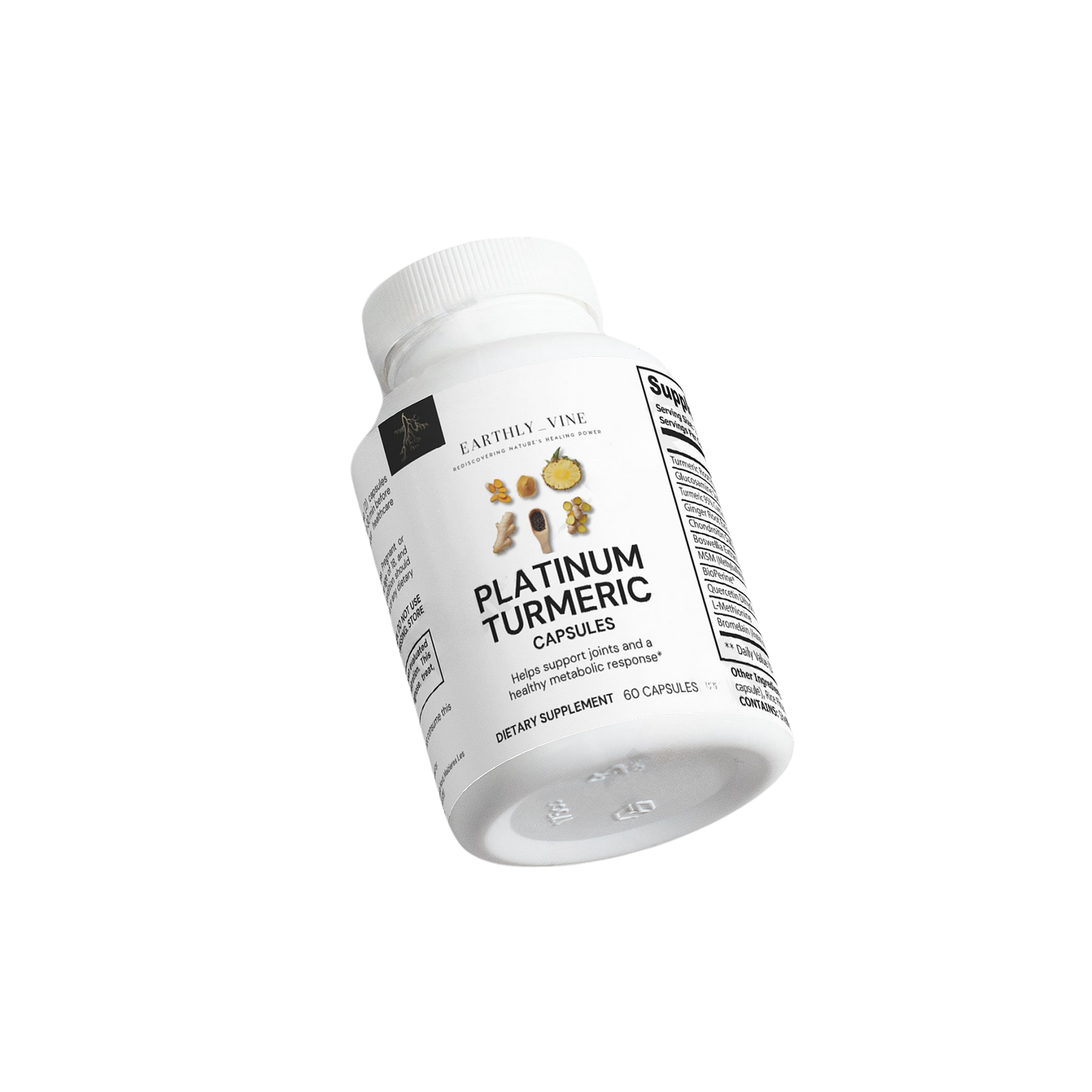Platinum Turmeric - Joint Support, Anti-Inflammatory & Metabolic Health Capsules