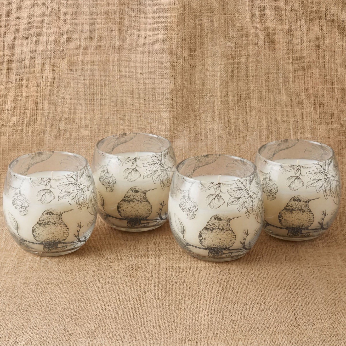 Small Glass Jar Candles - Drawn by Flame