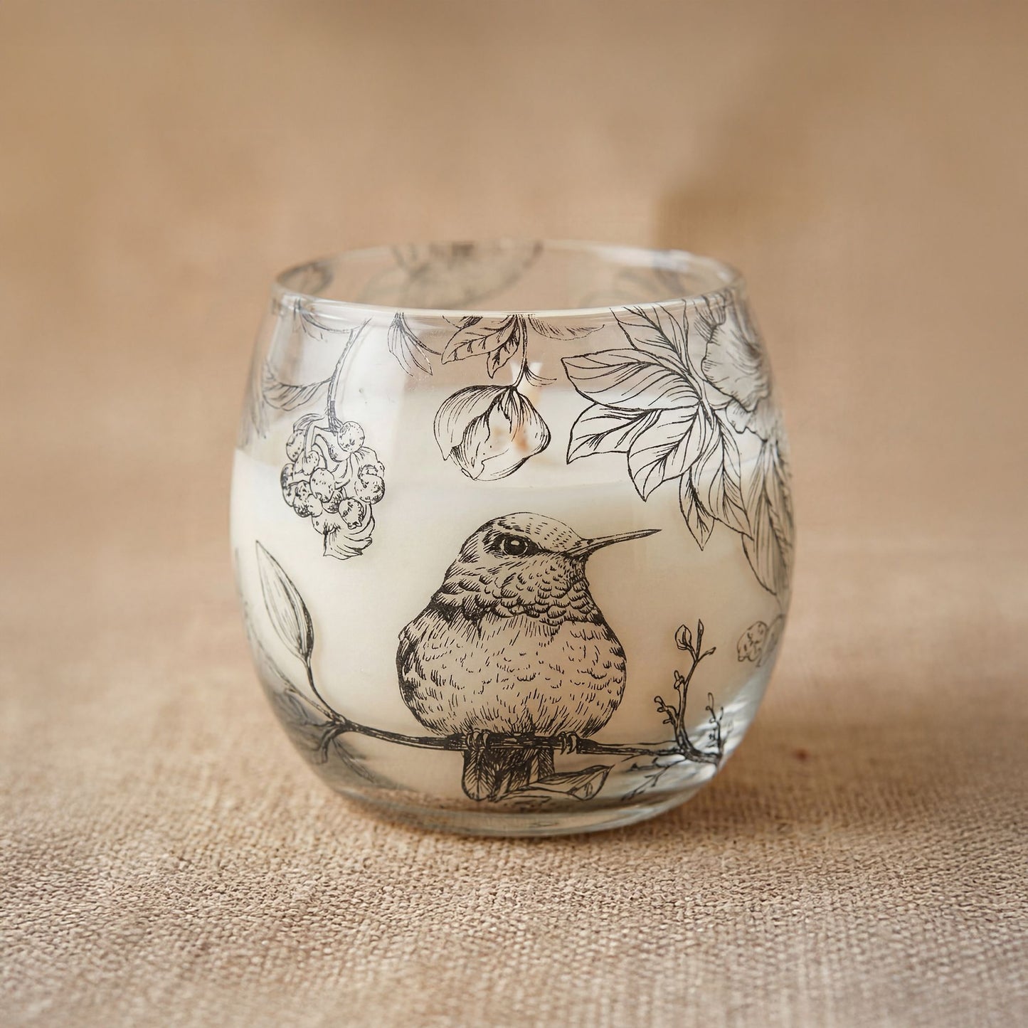 Small Glass Jar Candles - Drawn by Flame