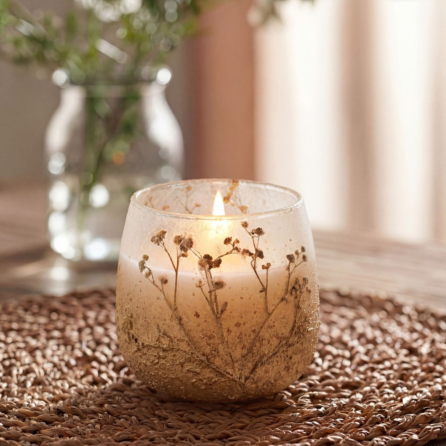 Medium Glass Jar Candles - Wildlight Woods