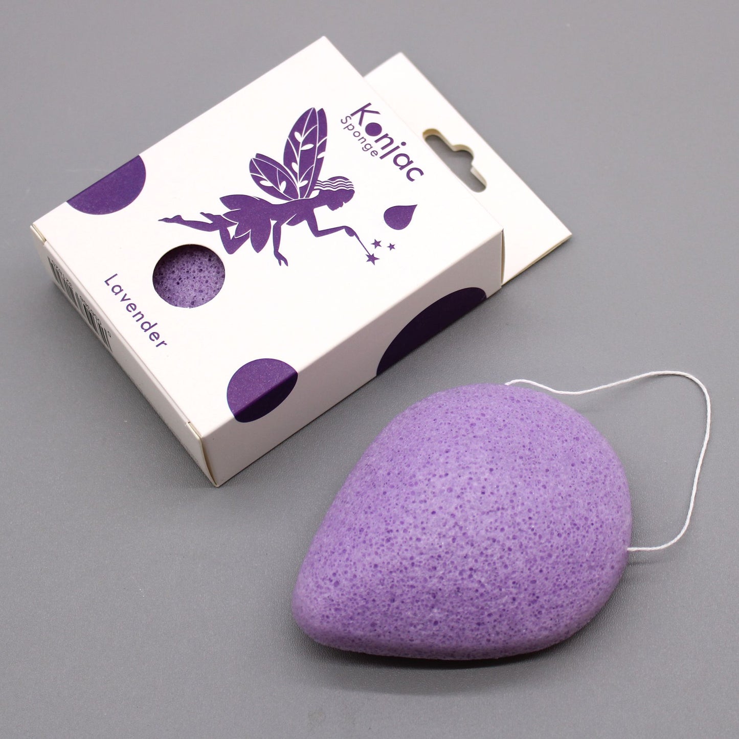 Teardrop Konjac Sponge 3-Pack - Lavender - Calming