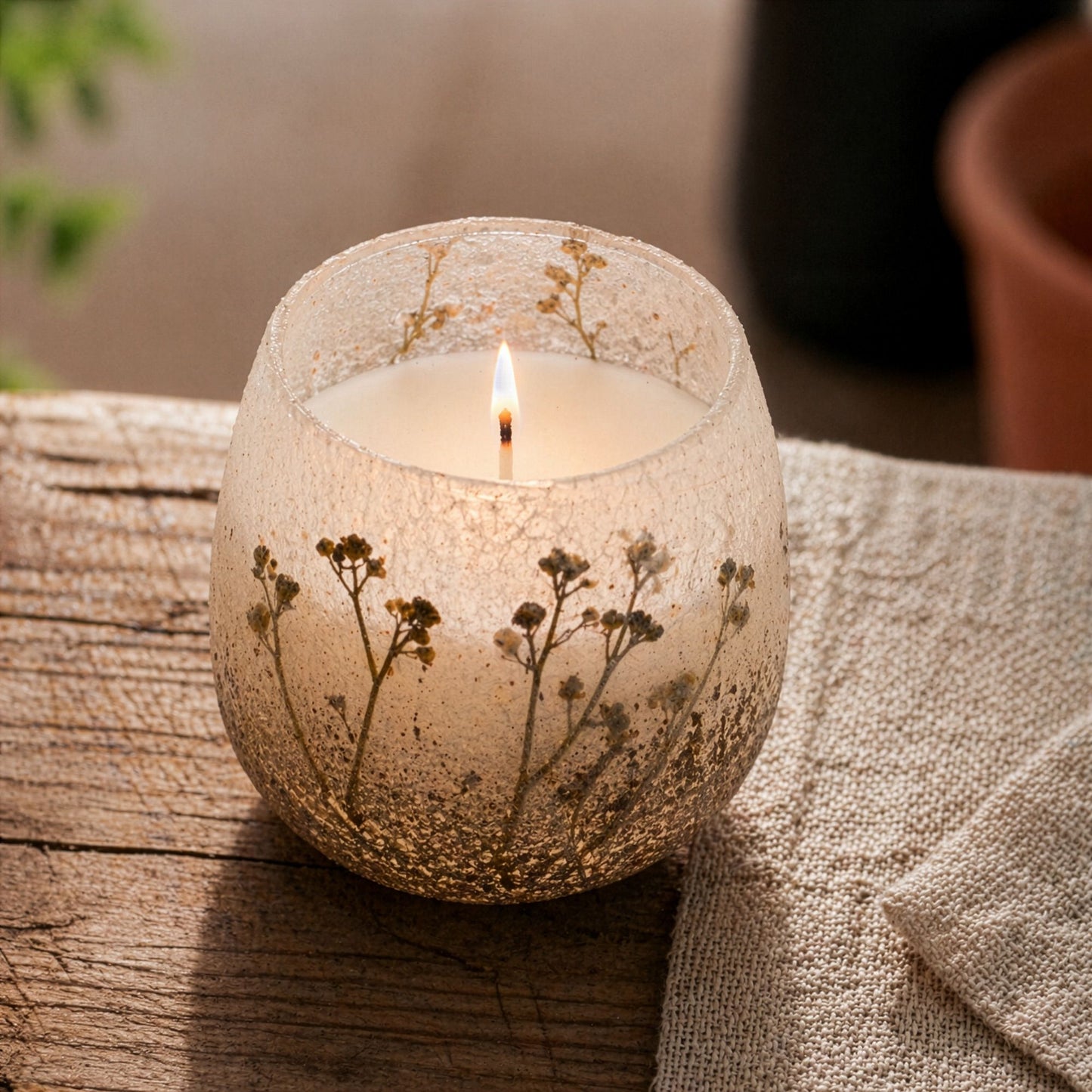 Medium Glass Jar Candles - Wildlight Woods