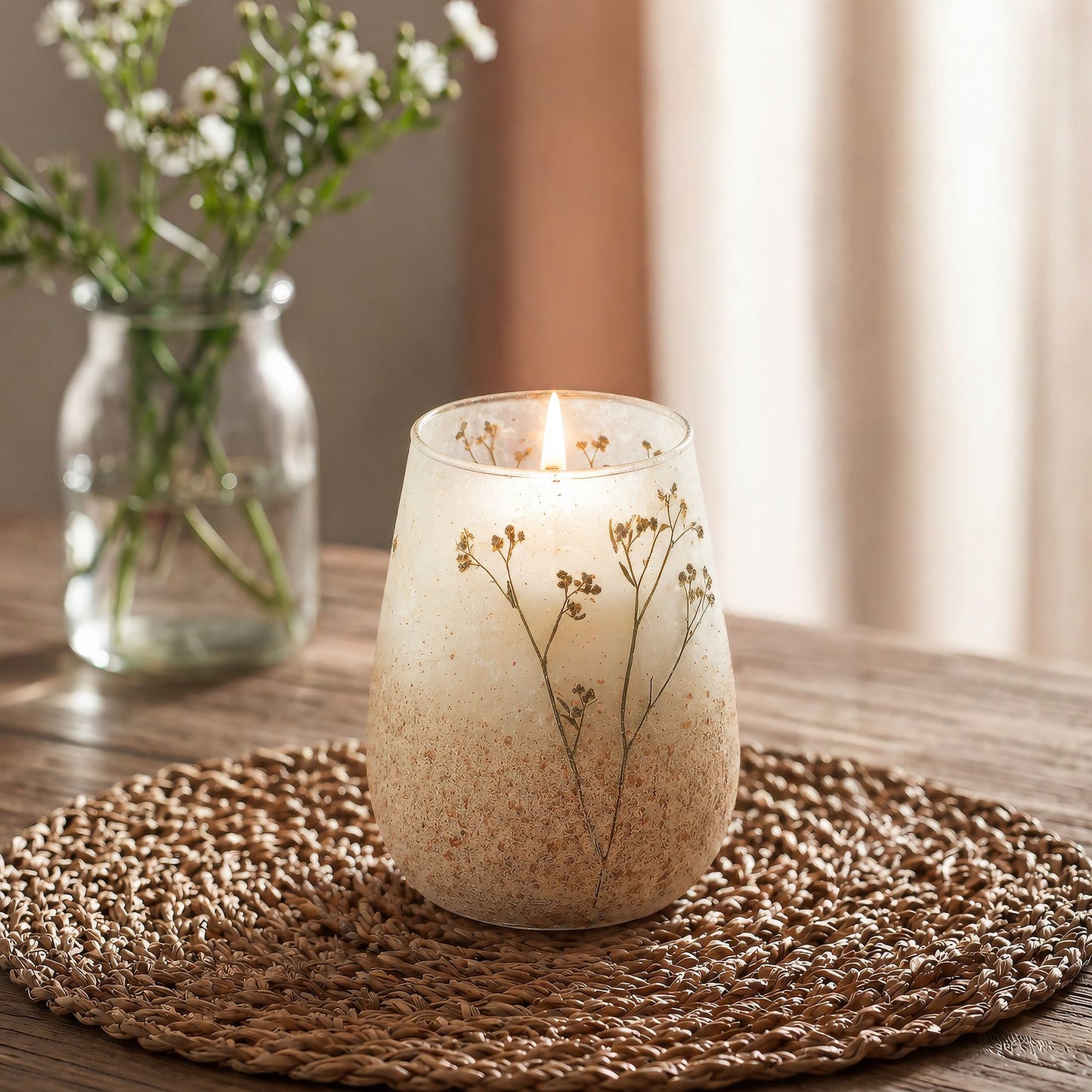 Tall Glass Jar Candles - Wildlight Woods
