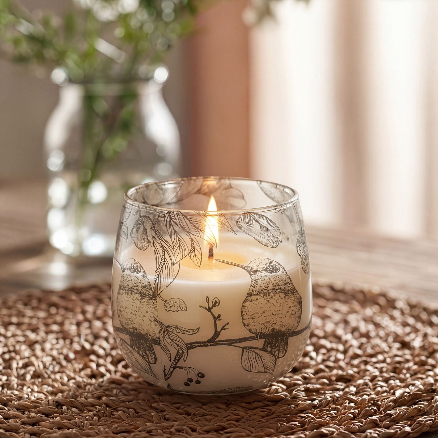 Medium Glass Jar Candles - Drawn by Flame