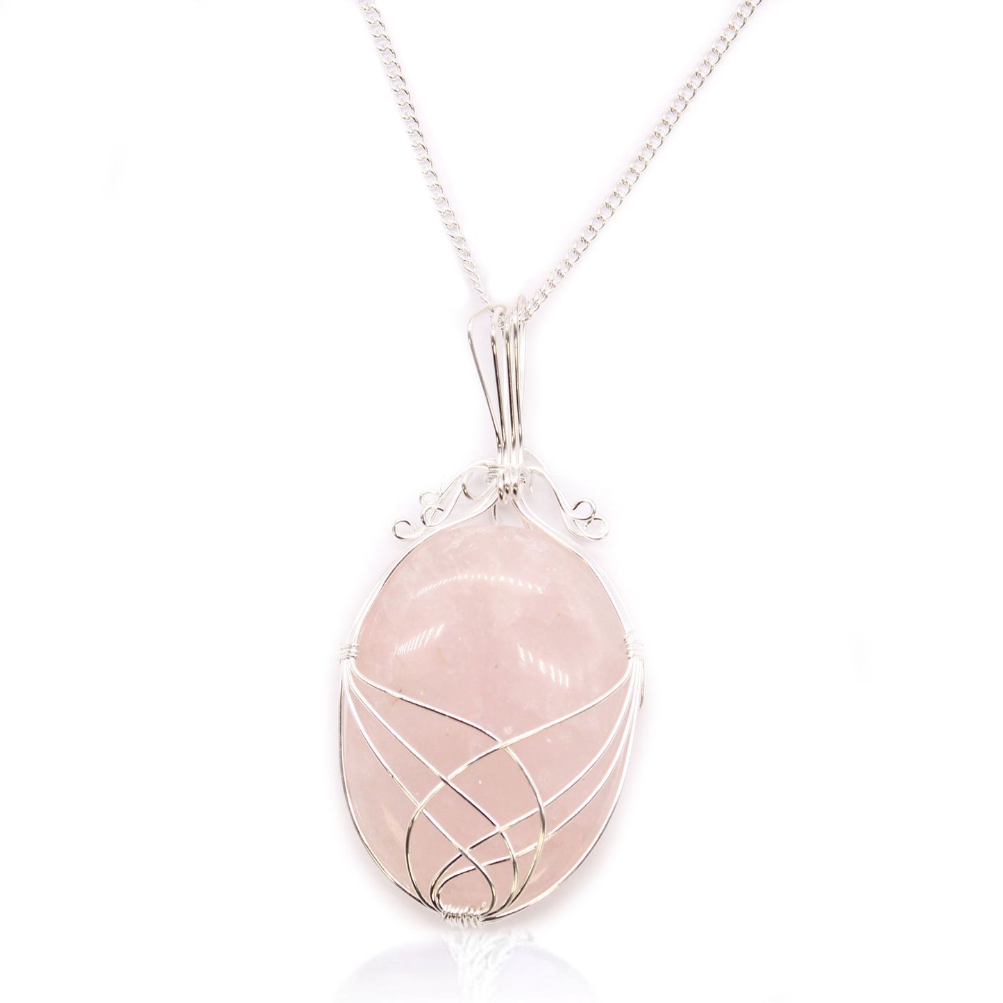 Soft Skin + Grounding Ritual - Rose Quartz Necklace
