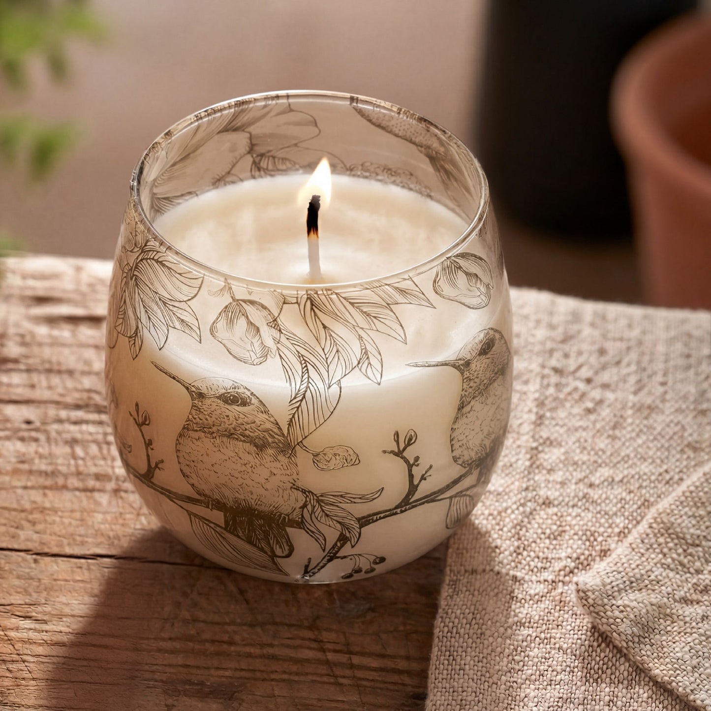 Medium Glass Jar Candles - Drawn by Flame