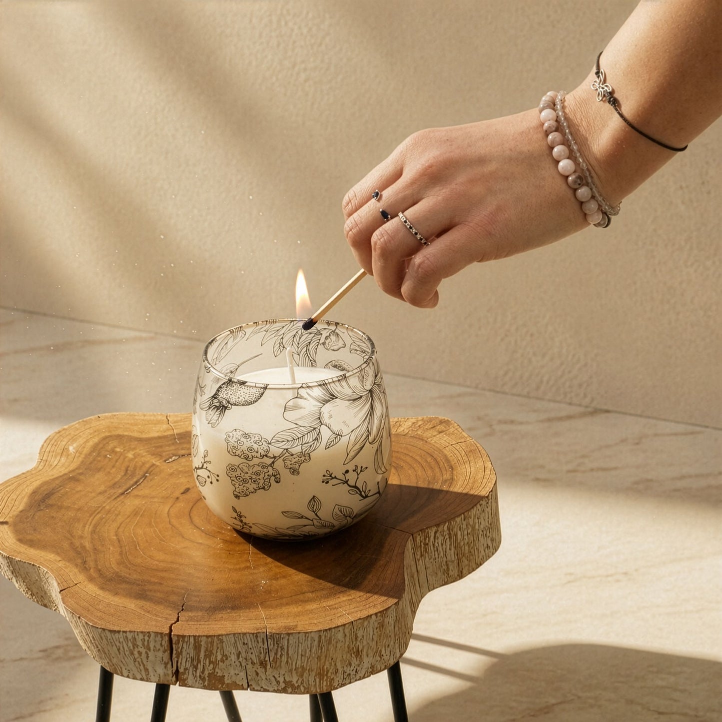 Medium Glass Jar Candles - Drawn by Flame