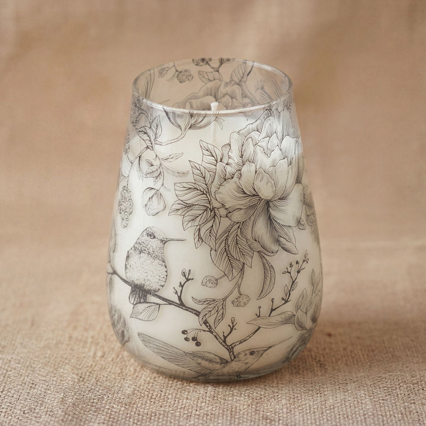 Tall Glass Jar Candles - Drawn by Flame