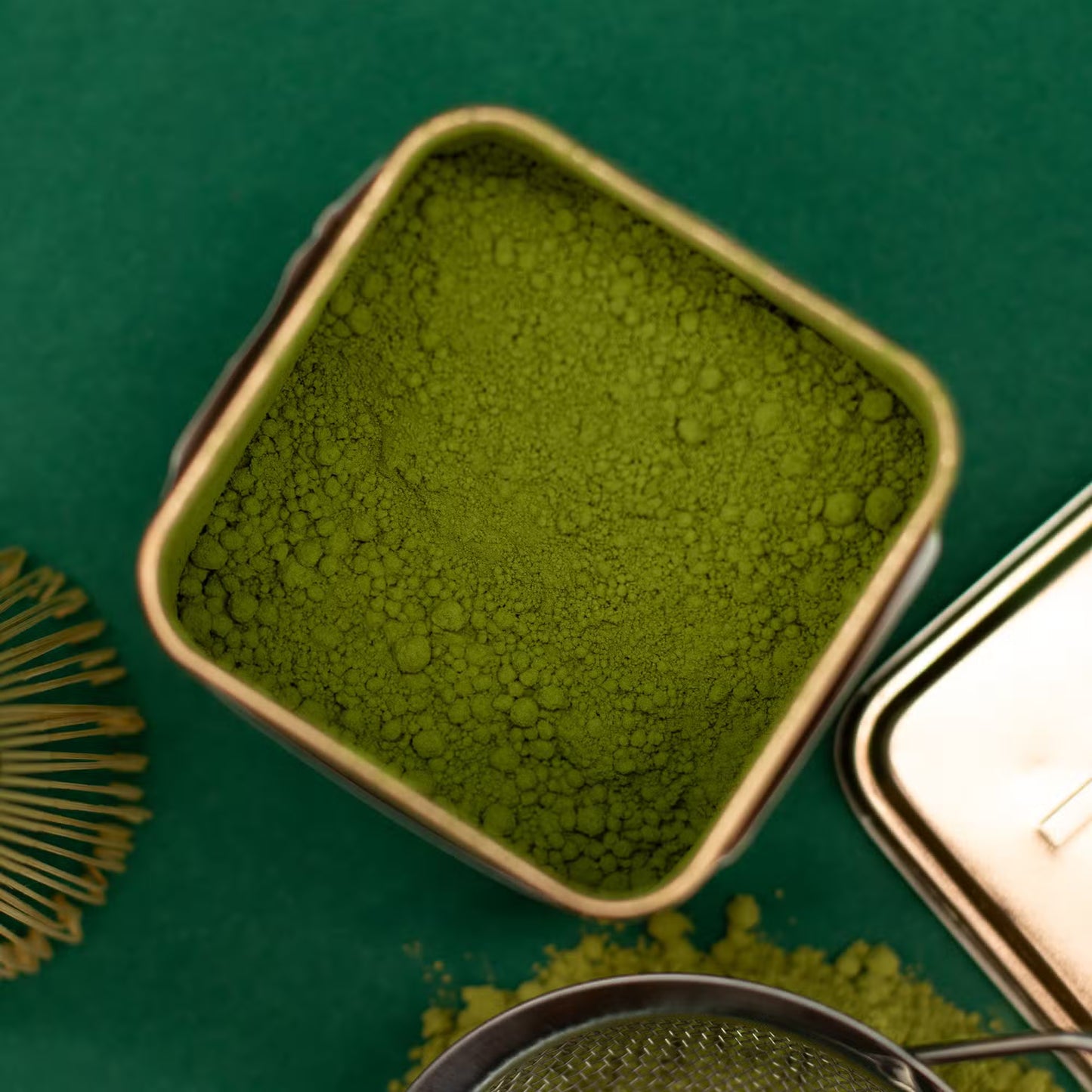 Organic Ceremonial Matcha Tea 2-Tin Set - Premium Green Tea Powder (100g)