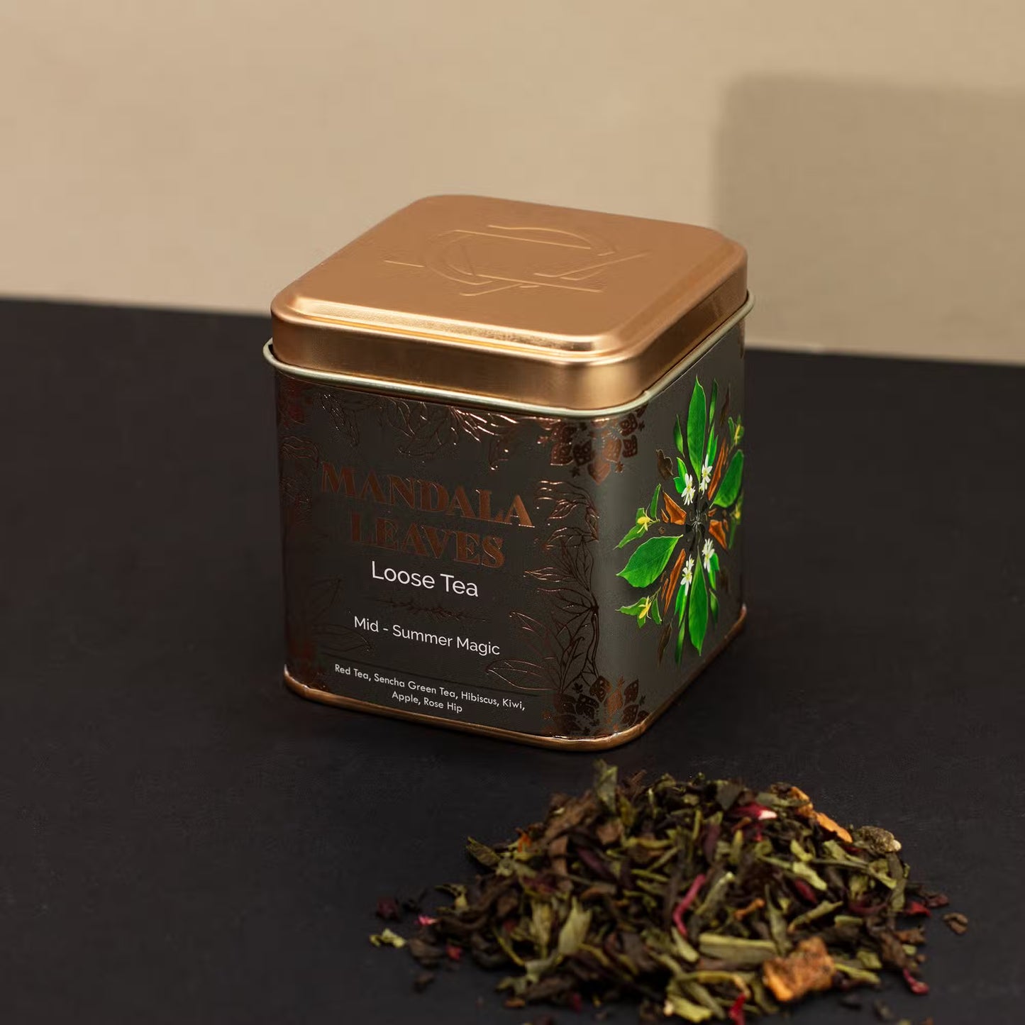 Mid-summer Magic 2-Tin Set - Red & Green Tea Detox Blend (100g)