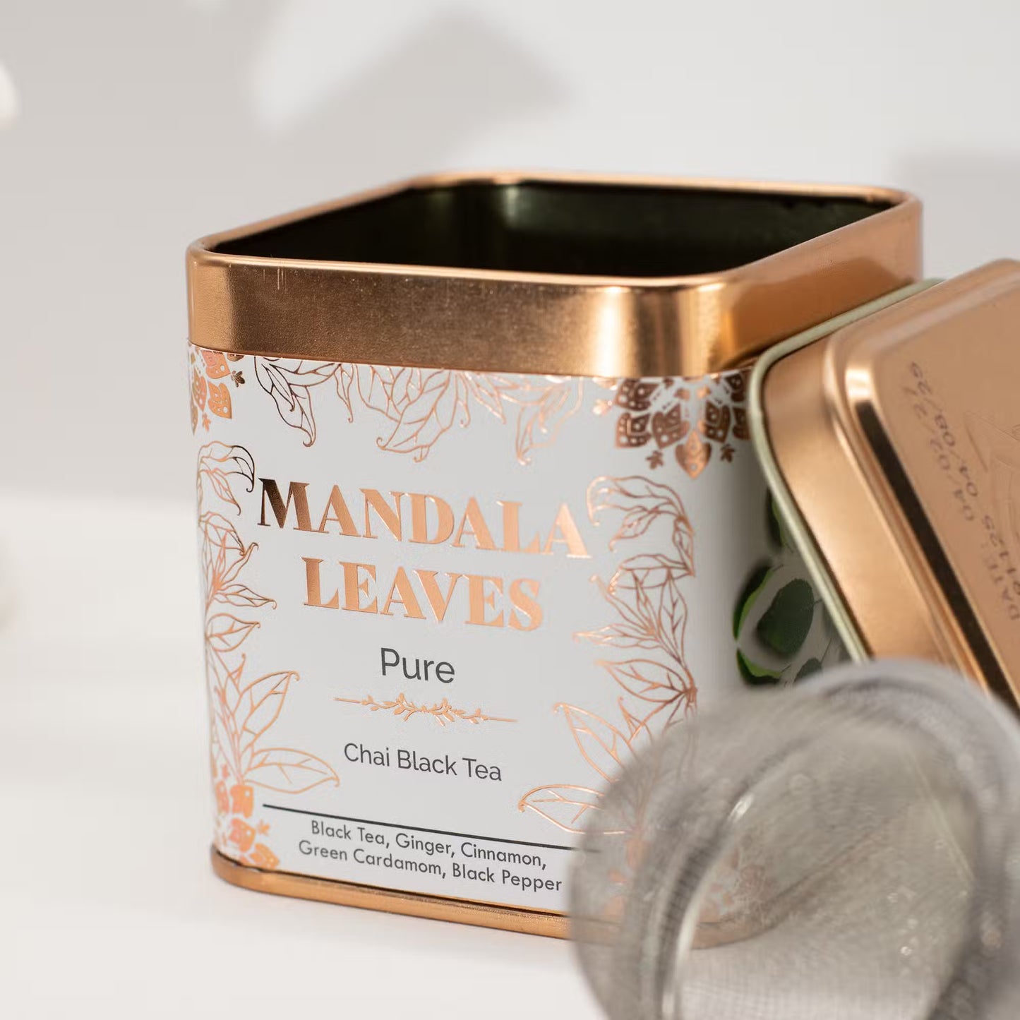Organic Chai Black Tea 2-Tin Set - Traditional Spiced Black Tea (100g)