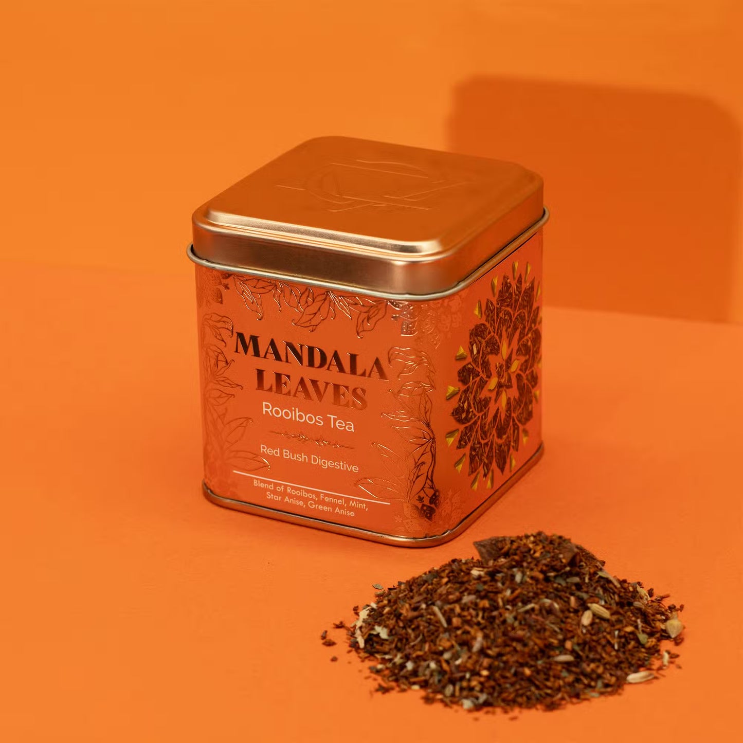 Red Bush Digestive 2-Tin Set - Rooibos Digestive Herbal Tea (100g)