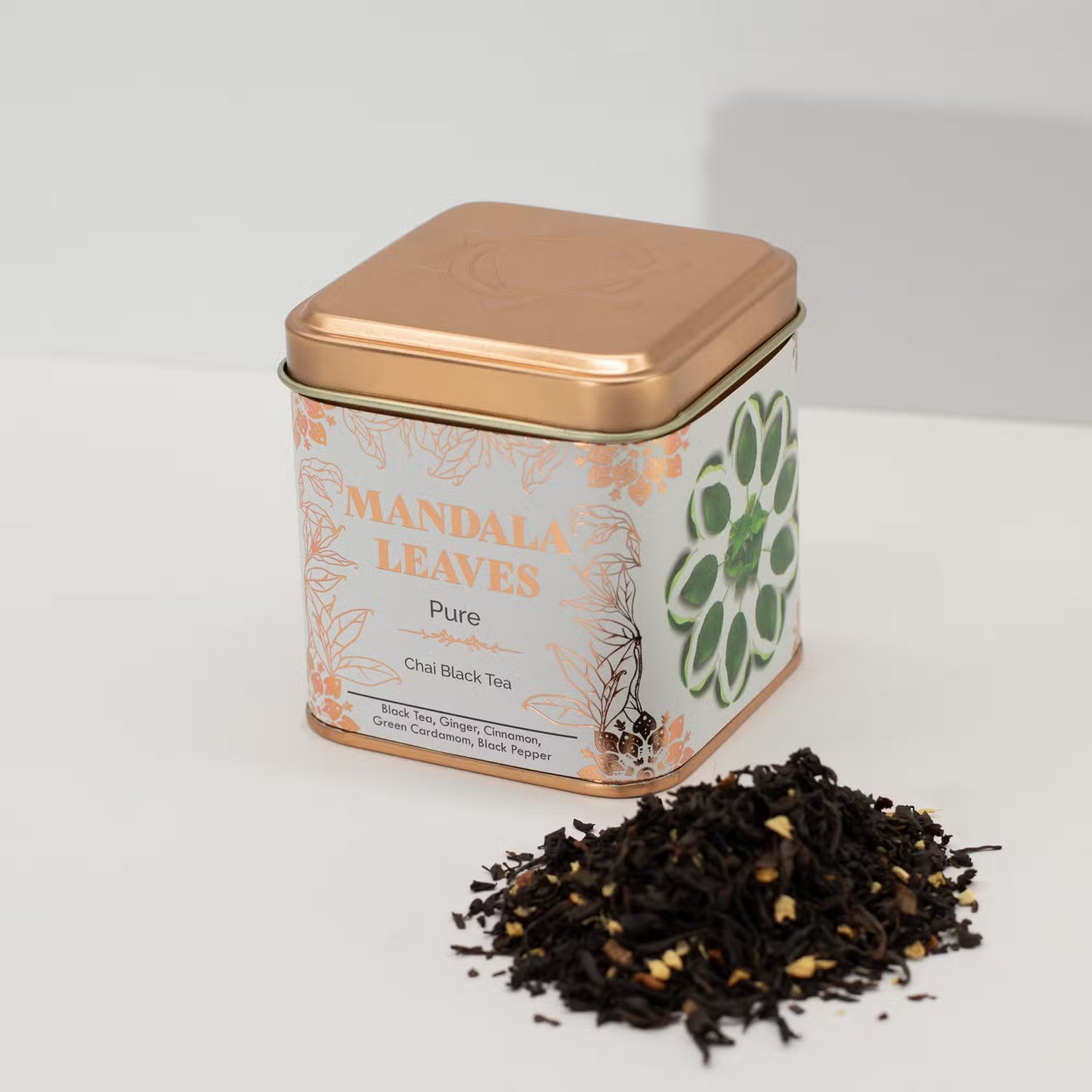 Organic Chai Black Tea 2-Tin Set - Traditional Spiced Black Tea (100g)