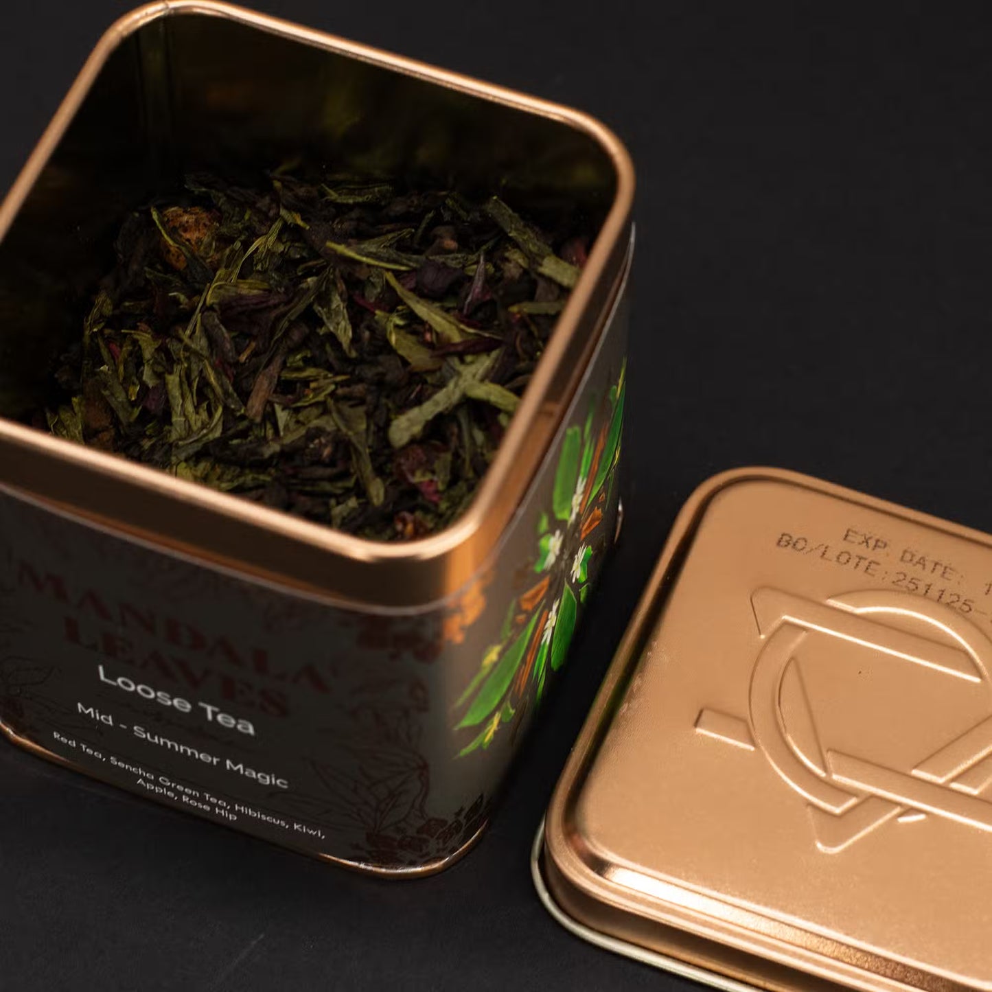 Mid-summer Magic 2-Tin Set - Red & Green Tea Detox Blend (100g)